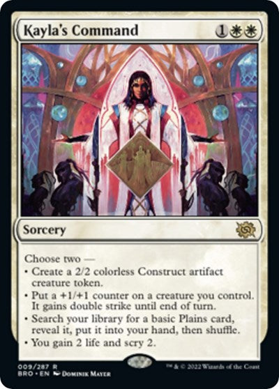Kayla's Command (The Brothers' War) Near Mint