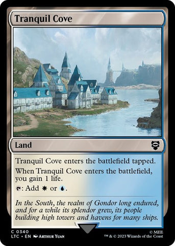 Tranquil Cove (Commander: The Lord of the Rings: Tales of Middle-earth) Near Mint