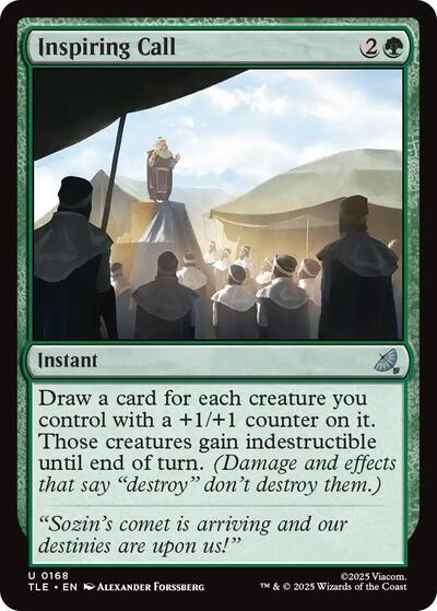Inspiring Call (Avatar: The Last Airbender: Eternal-Legal) Near Mint Foil