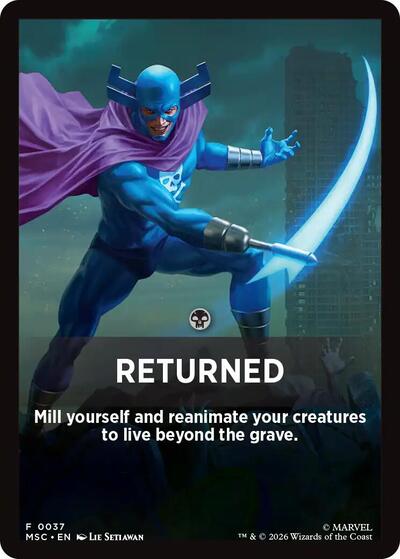 Returned Theme Card (Commander: Marvel Super Heroes) Near Mint
