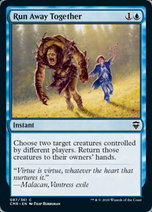 Run Away Together (Commander Legends) Near Mint Foil