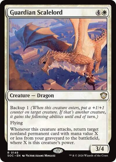 Guardian Scalelord (Commander: Secrets of Strixhaven) Near Mint