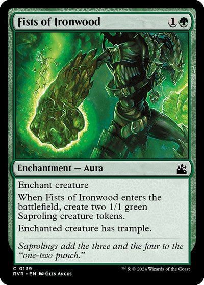 Fists of Ironwood (Ravnica Remastered) Near Mint