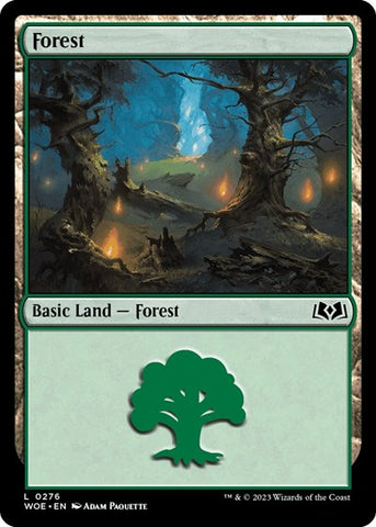 Forest (0276) (Wilds of Eldraine) Near Mint Foil