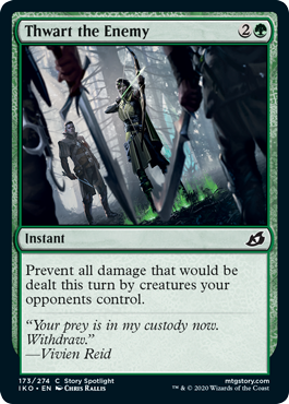 Thwart the Enemy (Ikoria: Lair of Behemoths) Near Mint Foil