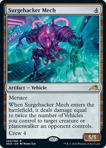 Surgehacker Mech (Kamigawa: Neon Dynasty) Near Mint