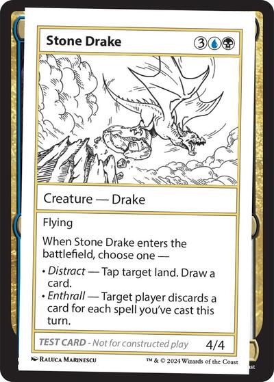 Stone Drake (Mystery Booster 2 Playtest Cards) Near Mint