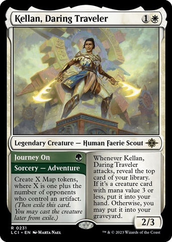 Kellan, Daring Traveler (The Lost Caverns of Ixalan) Near Mint Foil
