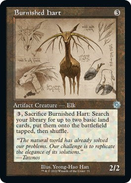 Burnished Hart (Schematic) (The Brothers' War: Retro Frame Artifacts) Near Mint