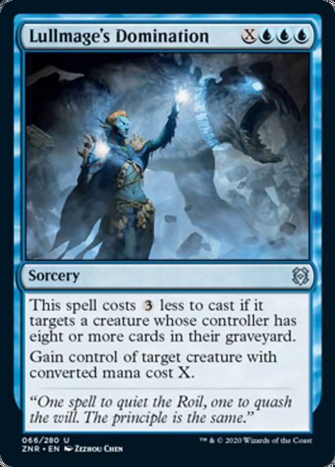 Lullmage's Domination (Zendikar Rising) Near Mint Foil