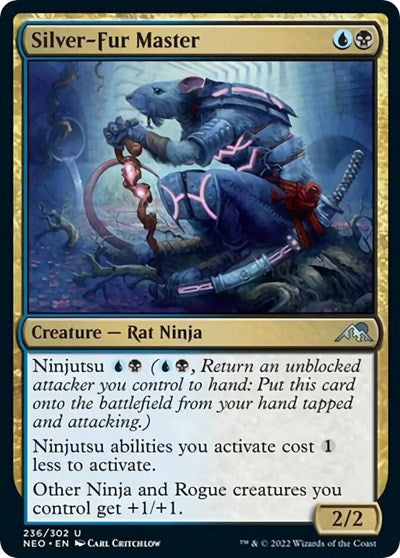 Silver-Fur Master (Kamigawa: Neon Dynasty) Near Mint