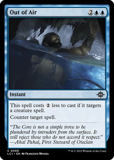 Out of Air (The Lost Caverns of Ixalan) Near Mint Foil