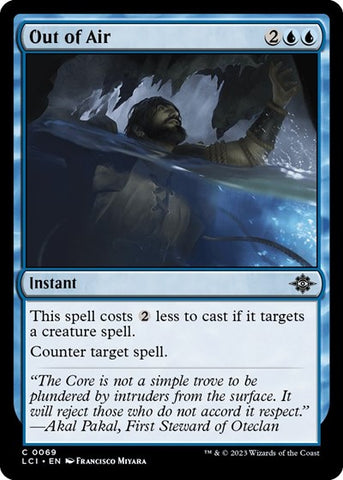 Out of Air (The Lost Caverns of Ixalan) Near Mint Foil