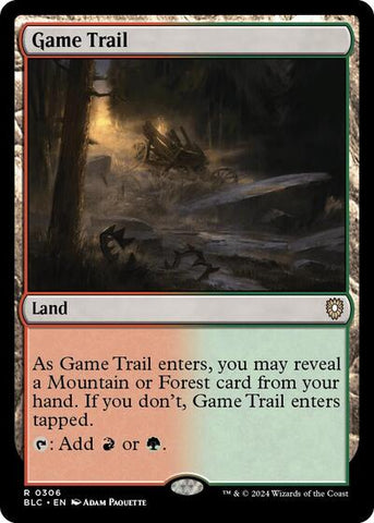 Game Trail (Commander: Bloomburrow) Near Mint