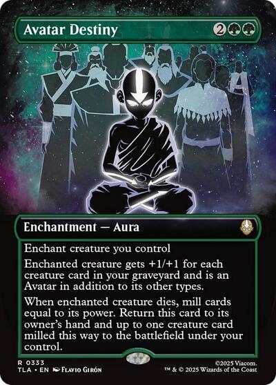 Avatar Destiny (Borderless) (Avatar: The Last Airbender) Near Mint