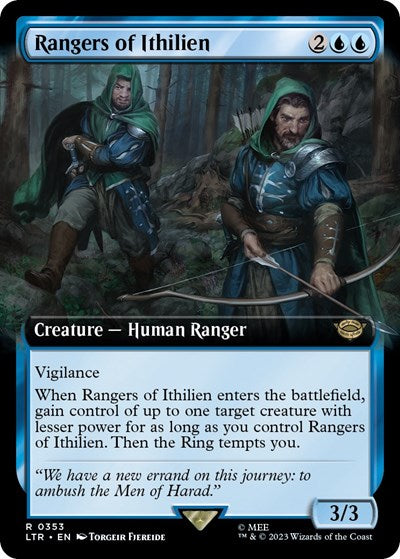 Rangers of Ithilien (Extended Art) (Universes Beyond: The Lord of the Rings: Tales of Middle-earth) Near Mint