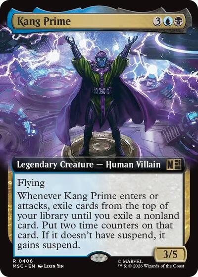 Kang Prime (Extended Art) (Commander: Marvel Super Heroes) Near Mint
