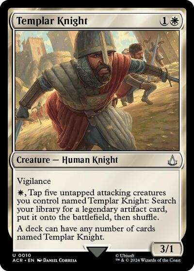 Templar Knight (Universes Beyond: Assassin's Creed) Near Mint Foil