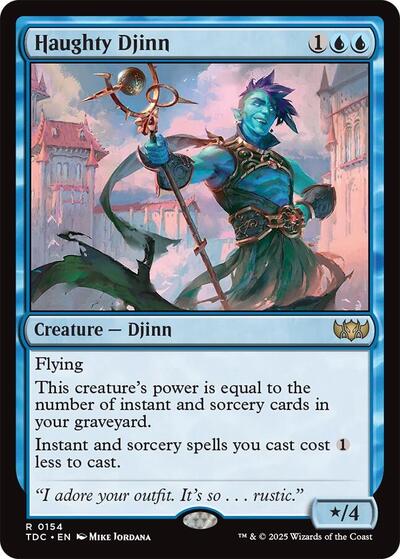 Haughty Djinn (Commander: Tarkir: Dragonstorm) Near Mint