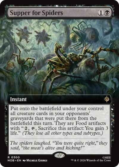 Supper for Spiders (Extended Art) (The Hobbit) Near Mint Foil