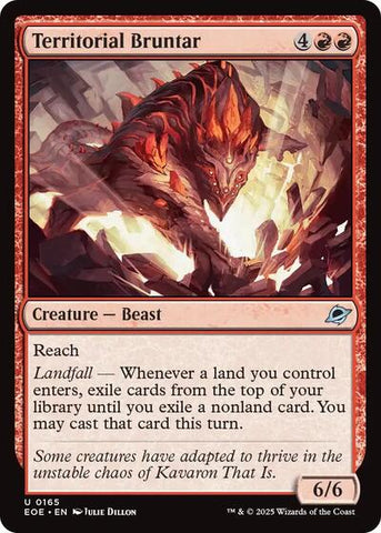 Territorial Bruntar (Edge of Eternities) Near Mint