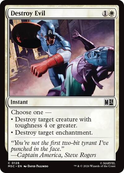 Destroy Evil (Commander: Marvel Super Heroes) Near Mint
