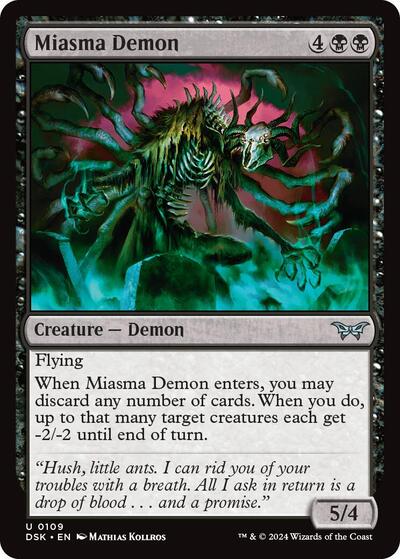 Miasma Demon (Duskmourn: House of Horror) Near Mint