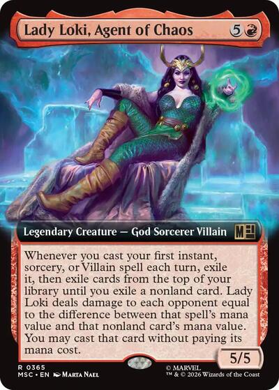 Lady Loki, Agent of Chaos (Extended Art) (Commander: Marvel Super Heroes) Near Mint