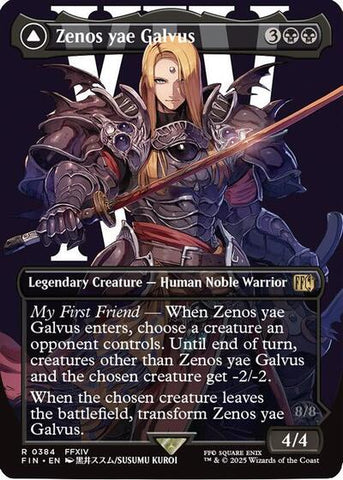 Zenos Yae Galvus (Borderless) (Universes Beyond: FINAL FANTASY) Near Mint