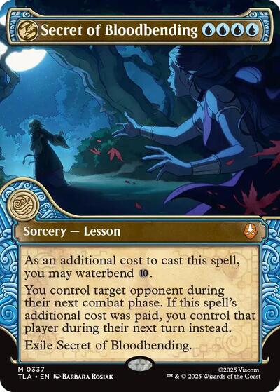 Secret of Bloodbending (Showcase) (Avatar: The Last Airbender) Near Mint Foil