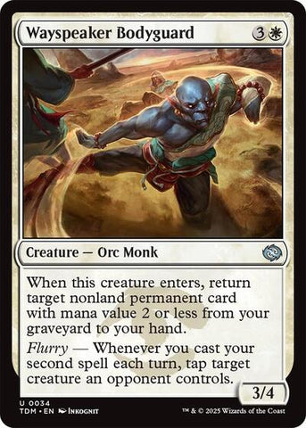 Wayspeaker Bodyguard (Tarkir: Dragonstorm) Near Mint Foil
