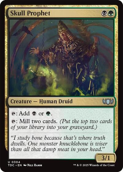 Skull Prophet (Commander: Tarkir: Dragonstorm) Near Mint