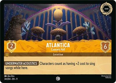 Atlantica - Concert Hall (Fabled) Near Mint Cold Foil