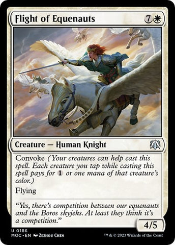 Flight of Equenauts (Commander: March of the Machine) Near Mint