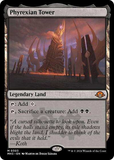 Phyrexian Tower (Modern Horizons 3) Near Mint