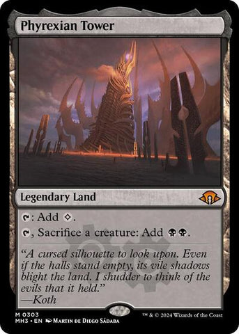 Phyrexian Tower (Modern Horizons 3) Near Mint