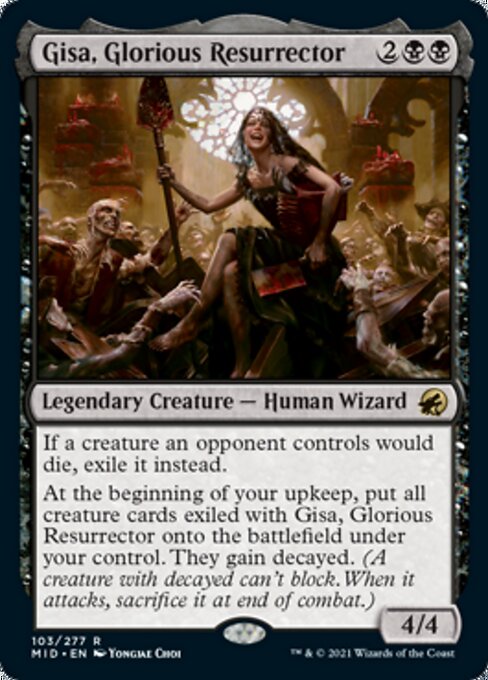Gisa, Glorious Resurrector (Innistrad: Midnight Hunt) Near Mint