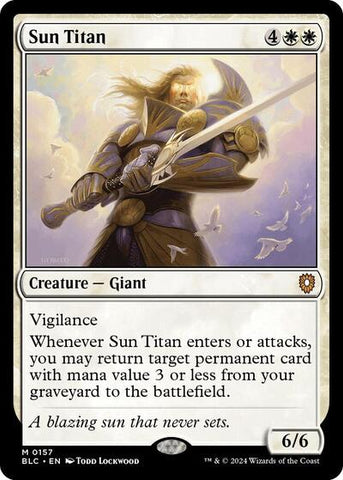 Sun Titan (Commander: Bloomburrow) Near Mint