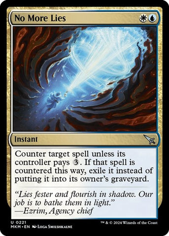 No More Lies (Murders at Karlov Manor) Near Mint Foil