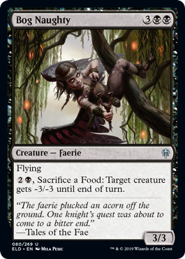 Bog Naughty (Throne of Eldraine) Near Mint Foil