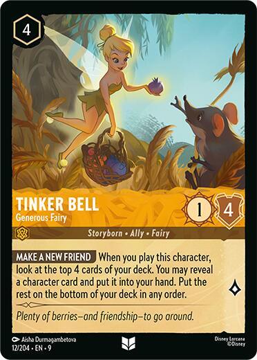 Tinker Bell - Generous Fairy (Fabled) Near Mint