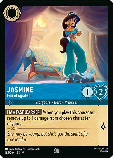 Jasmine - Heir of Agrabah (Fabled) Near Mint Cold Foil