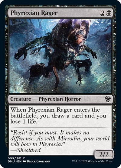 Phyrexian Rager (Dominaria United) Near Mint