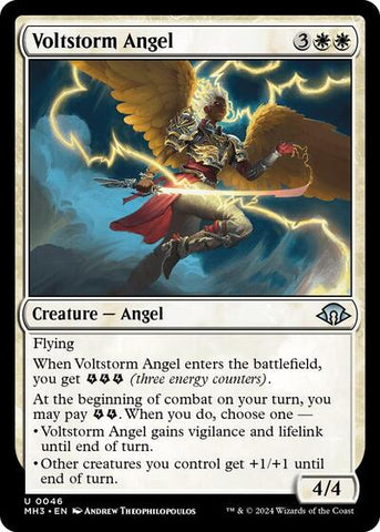 Voltstorm Angel (Modern Horizons 3) Near Mint Foil