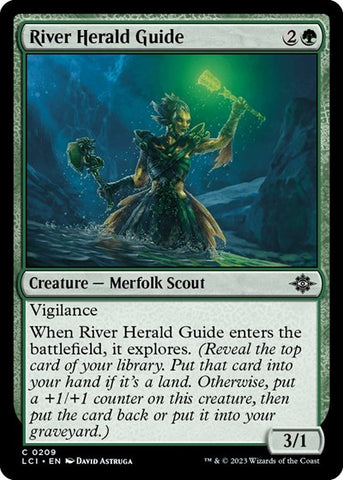 River Herald Guide (The Lost Caverns of Ixalan) Near Mint Foil