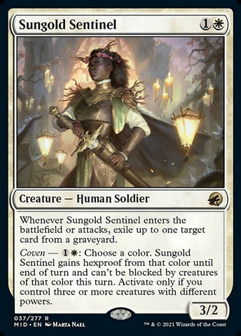 Sungold Sentinel (Innistrad: Midnight Hunt) Near Mint