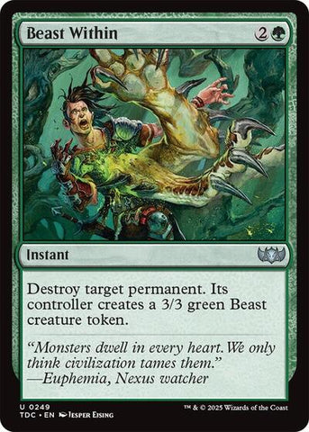 Beast Within (Commander: Tarkir: Dragonstorm) Near Mint