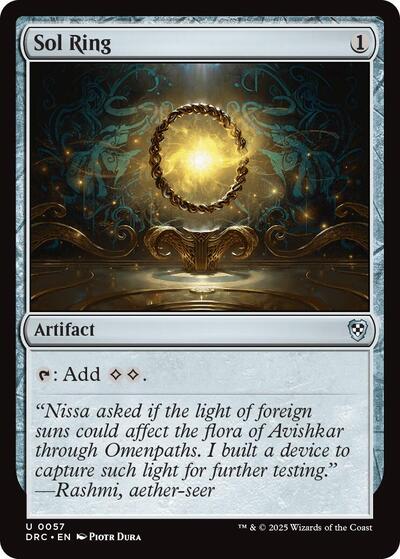 Sol Ring (0057) (Commander: Aetherdrift) Near Mint