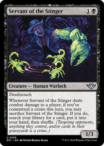 Servant of the Stinger (Outlaws of Thunder Junction) Near Mint Foil