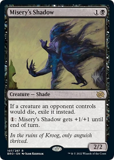 Misery's Shadow (Promo Pack: The Brothers War) Near Mint